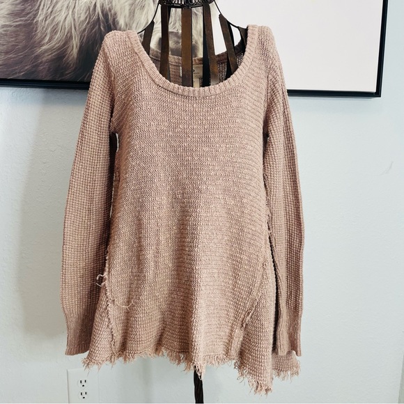 ruby moon Sweaters - Ruby Moon | thermal distressed flowy sweater women’s size small S